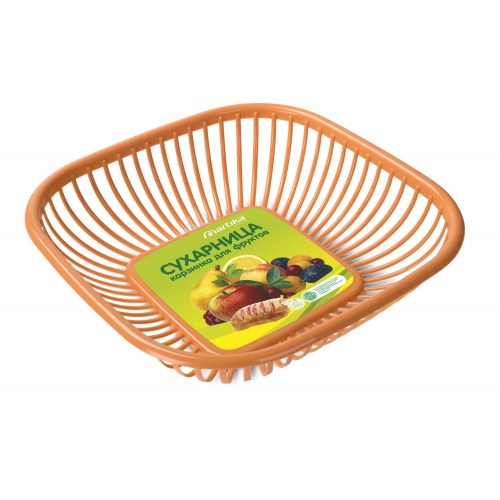 Сухарница-корзинка для фруктов 28*28см (уп.45)  С59
